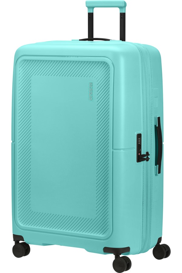 American Tourister Dashpop Spinner Rozšiřitelný TSA 77cm Modrá Aqua Sky