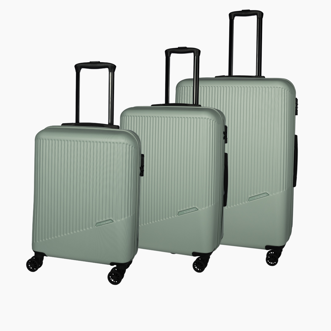Travelite BALI Sada 3 kufrů 55/67/77cm Zelená Mint