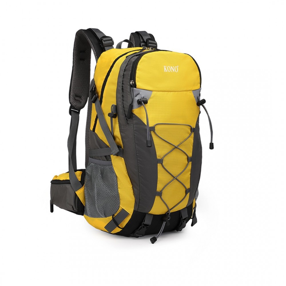 Kono 2238 Batoh Outdoor Žlutý voděodolný 40L