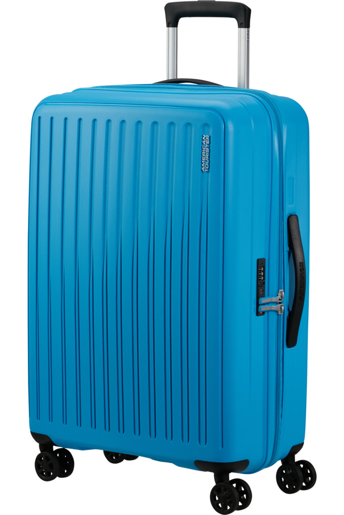 American Tourister REJOY Spinner 68cm Modrý Azure Blue 66L