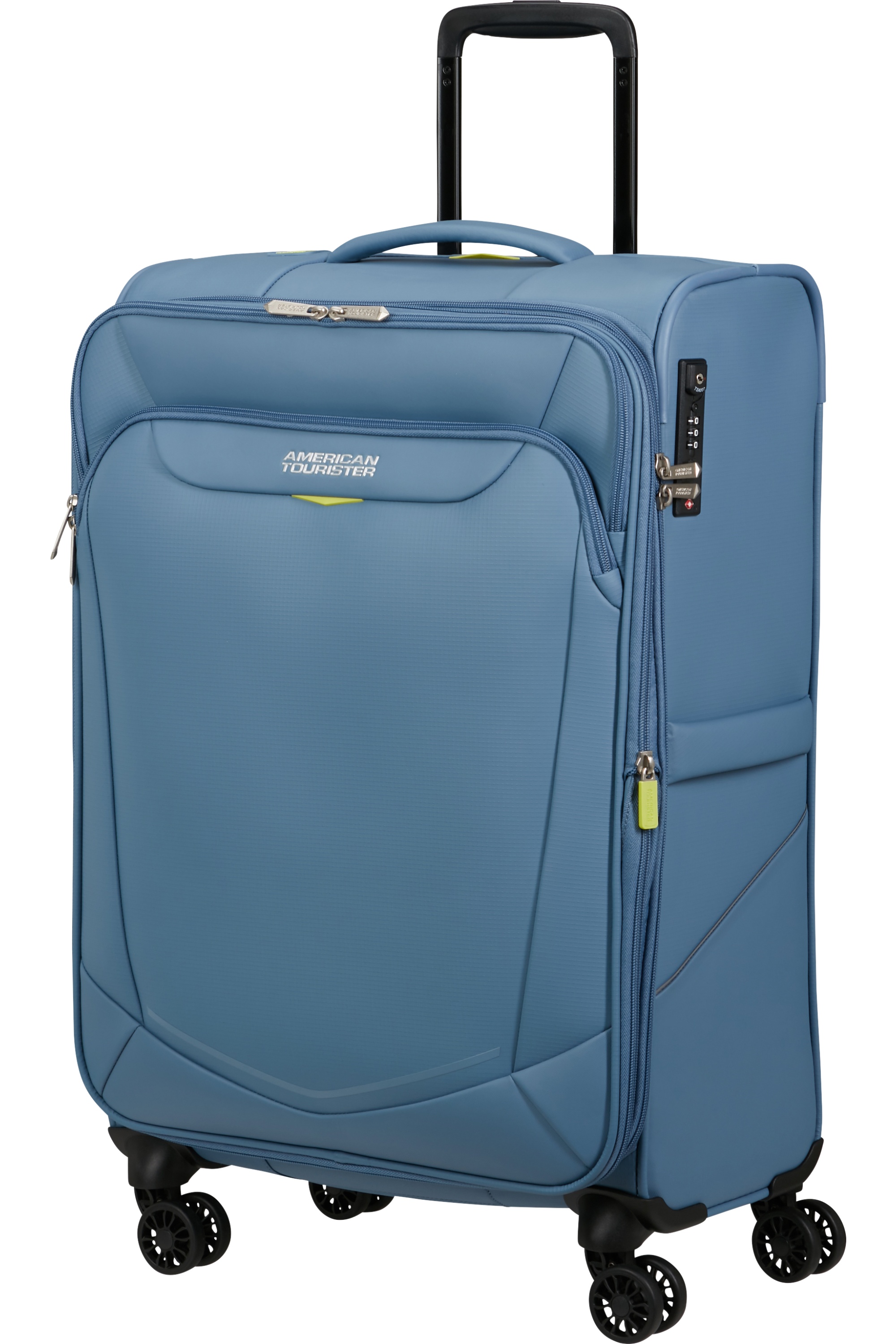 American Tourister SUMMERRIDE SP Spinner 69cm Modrý Coronet Blue rozšiřitelný