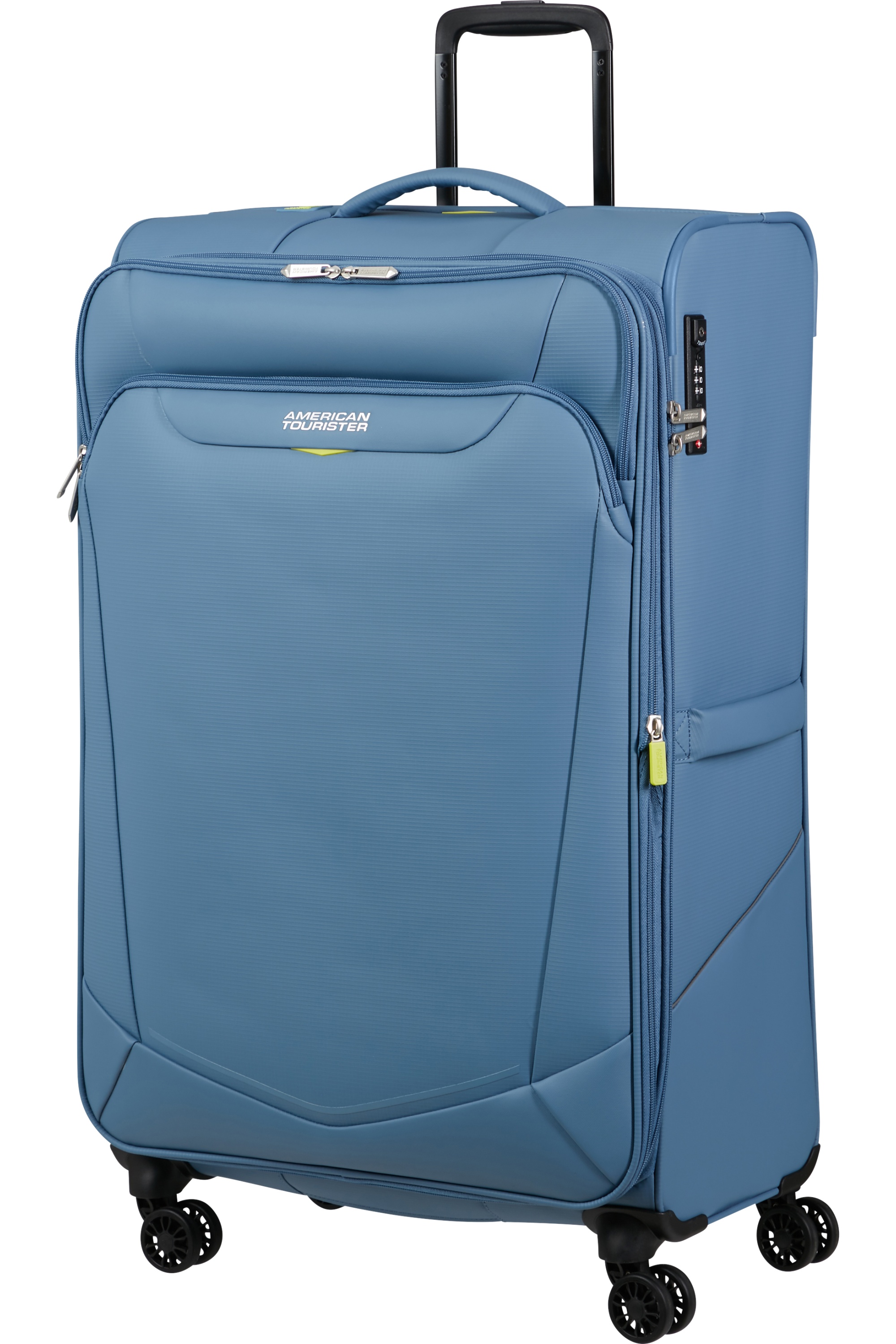 American Tourister SUMMERRIDE SP Spinner 80cm Modrý Coronet Blue rozšiřitelný