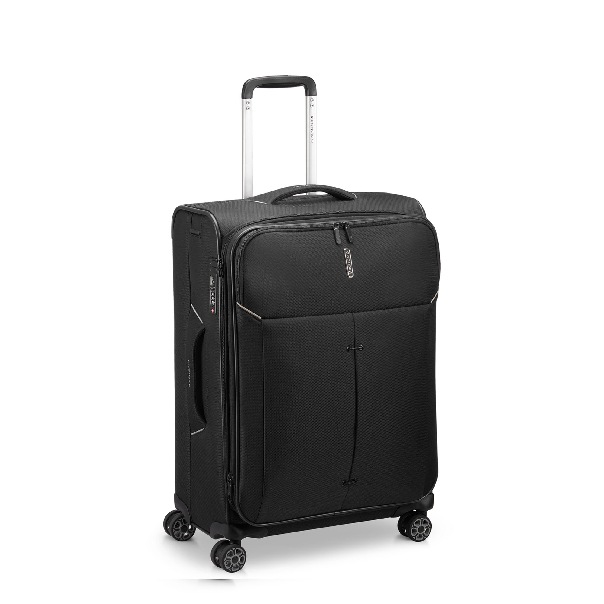 Roncato IRONIK 2.0 65cm Spinner Černá Rozšiřitelný