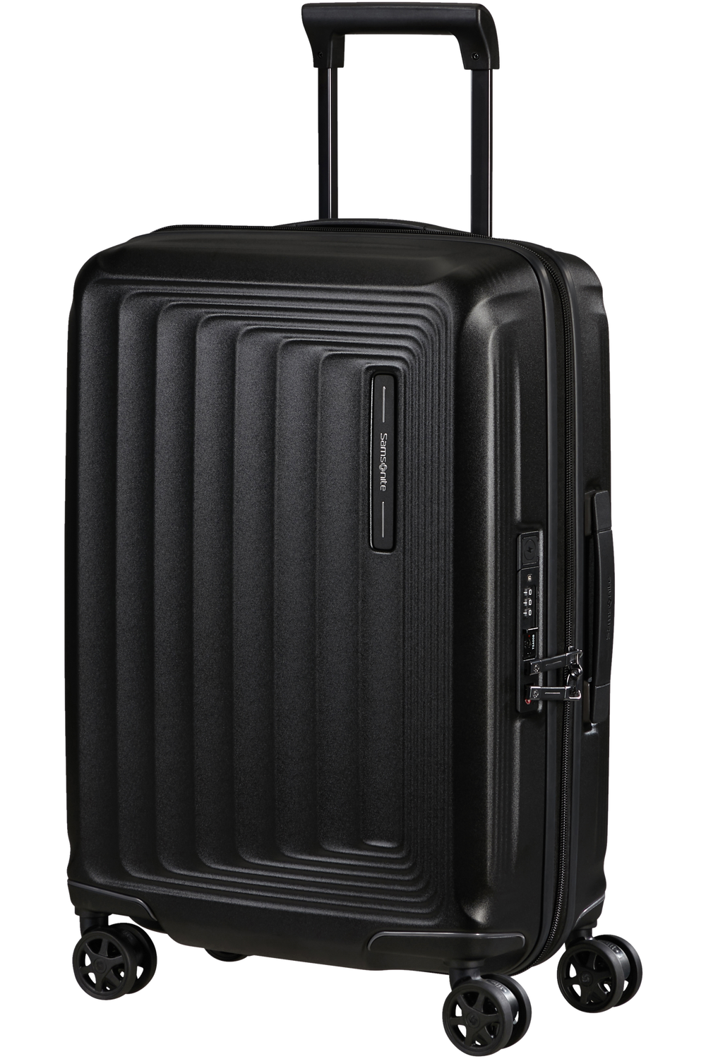 Samsonite Nuon Spinner rozšiřitelný 55cm Černá