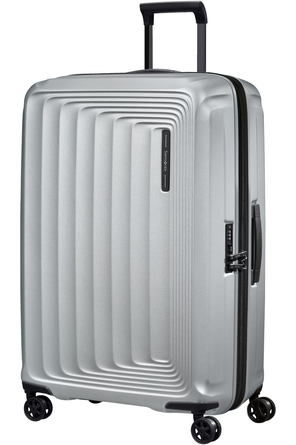 Samsonite Nuon Spinner rozšiřitelný 75cm Stříbrná