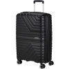 19894 9 american tourister flytwist 67cm spinner cerny shadow black rozsiritelny