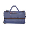Travelite Basics Cestovní taška na kolečkách M 70 cm Modrá Navy Rozšiřitelná