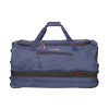 Travelite Basics Cestovní taška na kolečkách M 70 cm Modrá Navy Rozšiřitelná