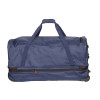Travelite Basics Cestovní taška na kolečkách M 70 cm Modrá Navy Rozšiřitelná