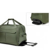 4546 3 kono eq2235 cestovni taska na koleckach zelena 55cm 55l