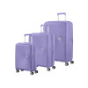 14277 6 american tourister soundbox sada 3 kufru 55 67 77cm fialova lavender rozsiritelny