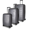 14857 travelite air base sada 3 kufru 55 67 77cm anthracite polypropylen