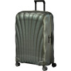 Samsonite Skořepinový kufr C-lite Spinner 75cm Metalic zelená 94 l