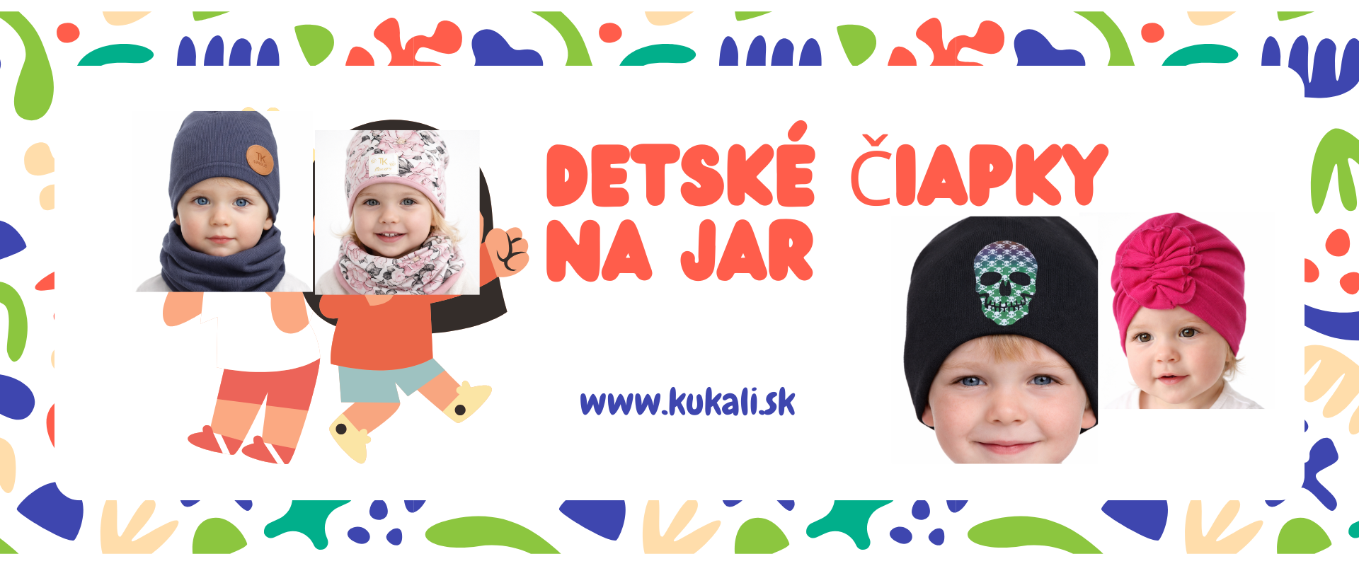 detské čiapky na jar