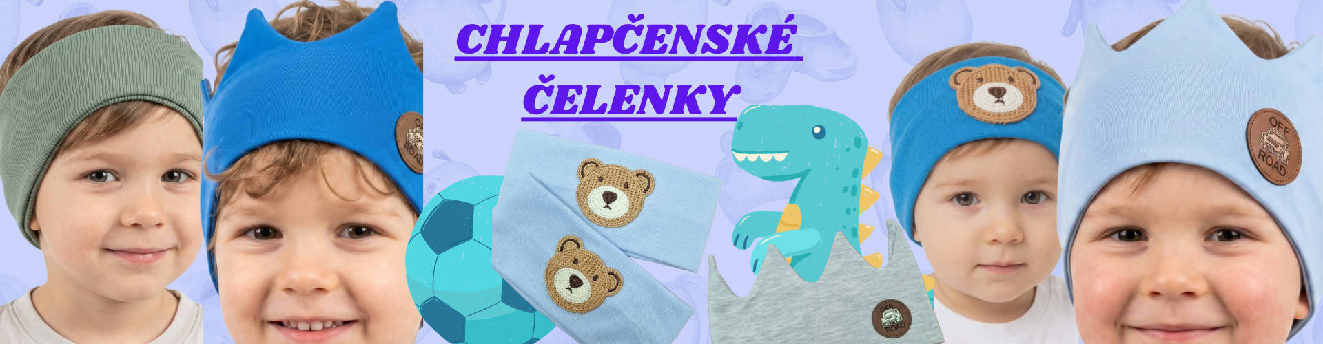 Chlapčenské čelenky