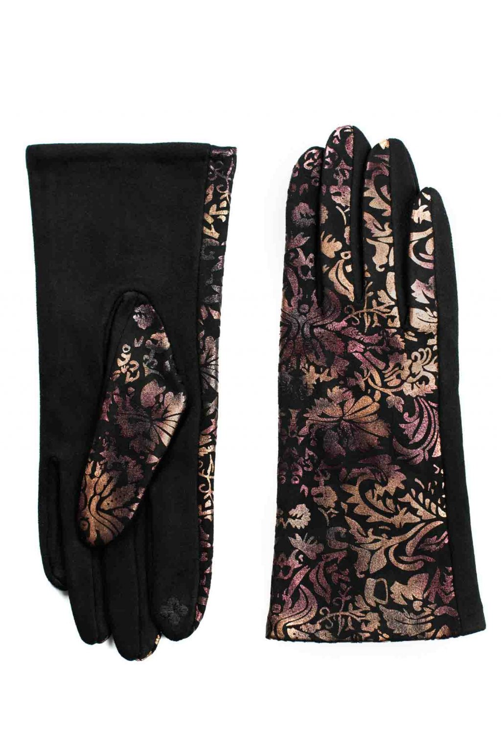 Art of Polo dámske rukavice čierno hnedé