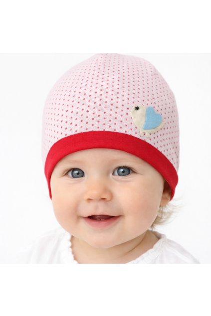 dievcenska prechodna ciapka s vtacikom