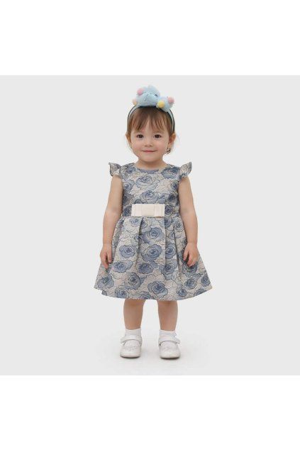 dievcenske saty modro zlate