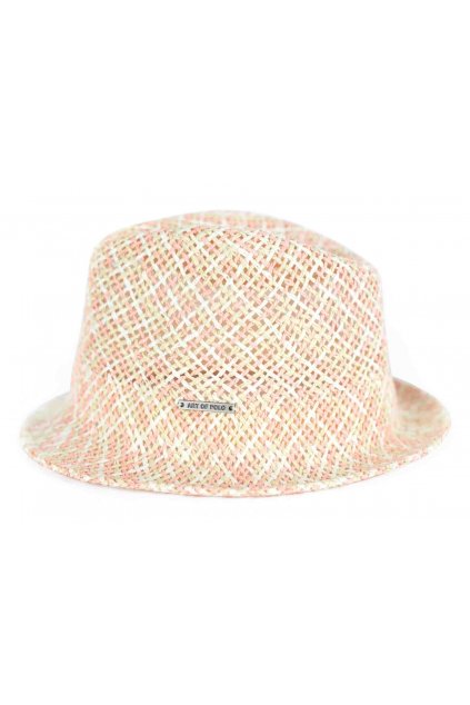 Art of Polo dievčenský letný klobúk svetlo ružový