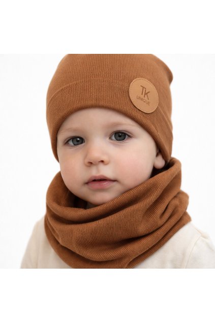 chlapcensky prechodny komplet hnedy