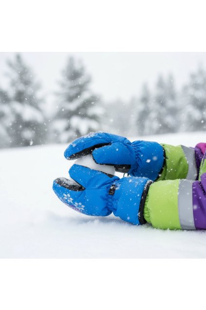 rukavice palciaky modre