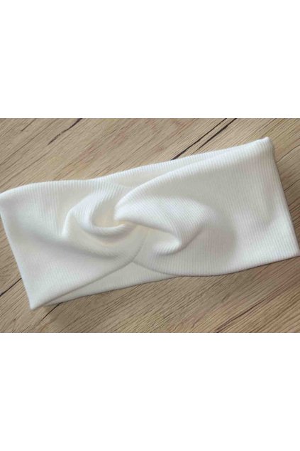 Dievčenská čelenka biela