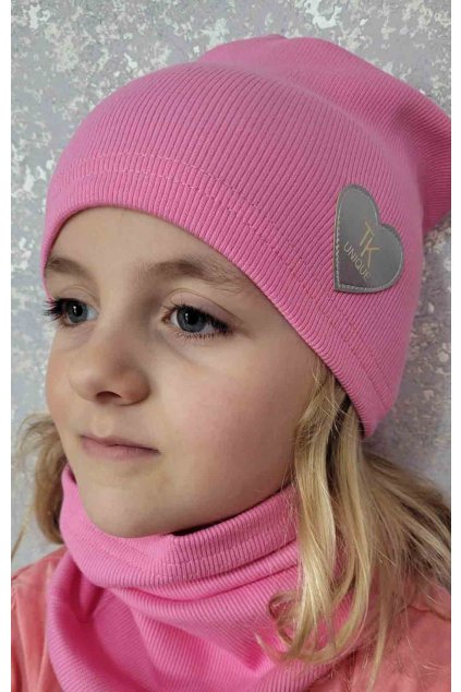 TK dievčenský komplet prechodný ruźový