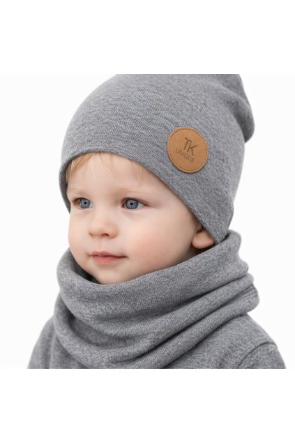 detsky prechodny komplet sivy