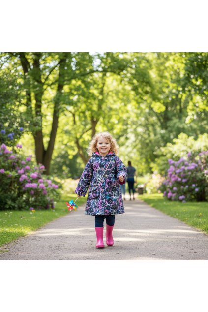 dievcensky kabatik s kabelkou