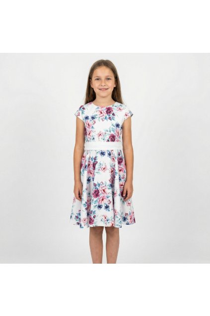 dievcenske saty kvetovane