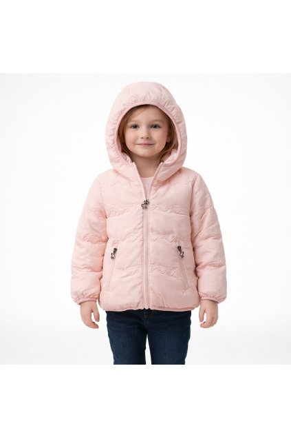 dievcenska prechodna broskynova bunda