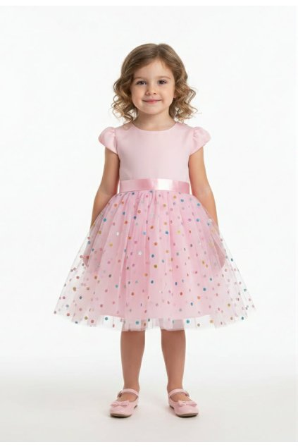 dievcenske saty bodky