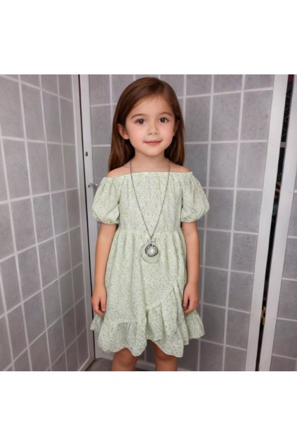 dievcenske svetlo zelene saty