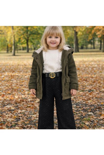 dievcenske nohavice hrube cierne