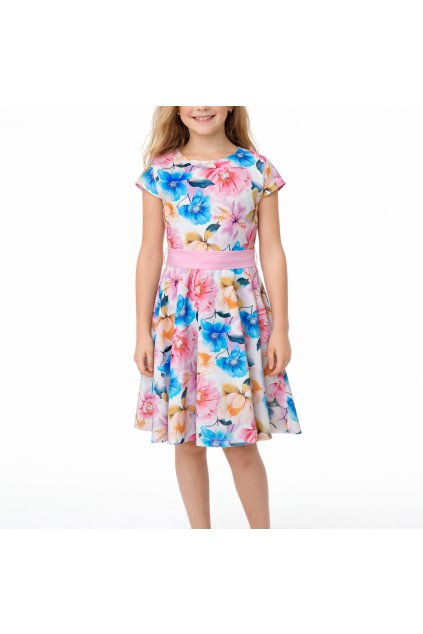 dievcenske saty kvetovane 6