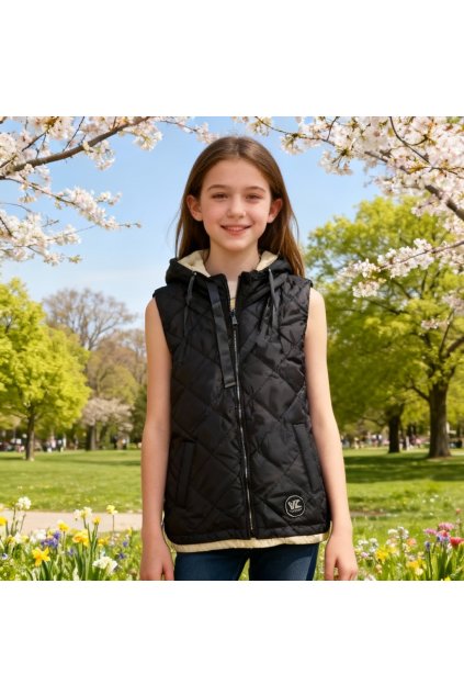 dievcenska cierna vesta