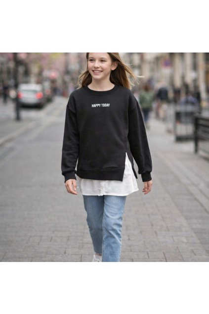 dievcenska mikina cierna