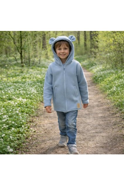 mackova mikina svetlo modra