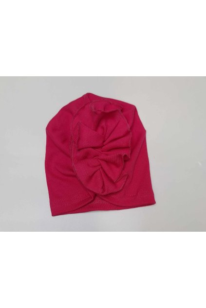 turban tmavo ruzova