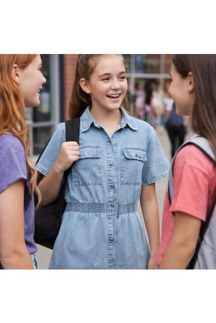 dievcenske riflove saty