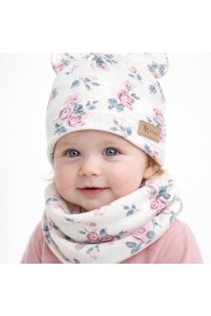 dievcensky prechodny komplet kvietkovany