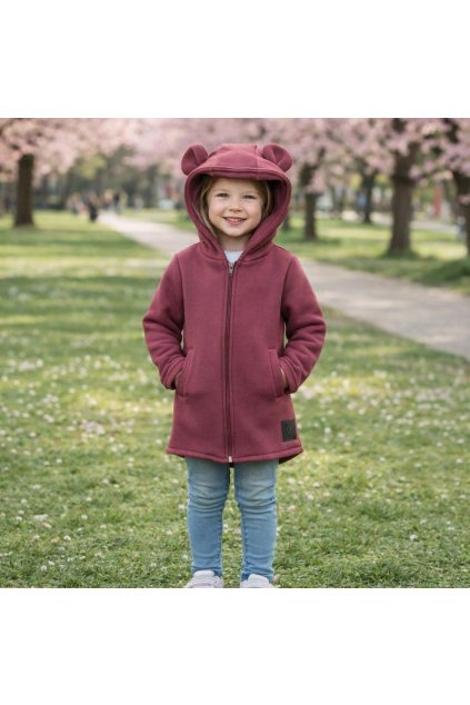 macko mikina bordova