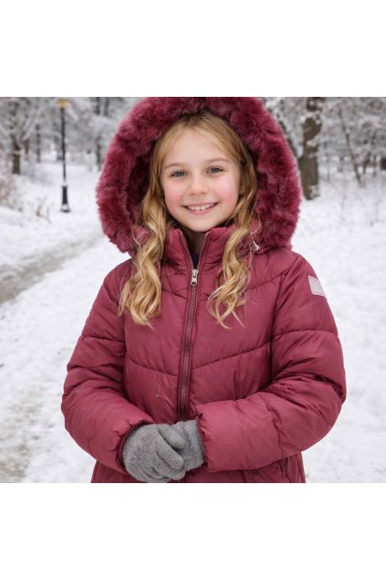 dievcenska zimna bunda bordova