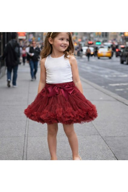 bordova dievcenska tutu sukna