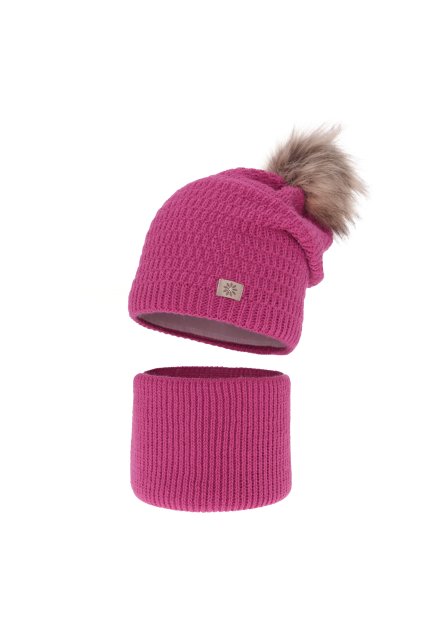 ciapka a sal Germina tmavo ruzovy