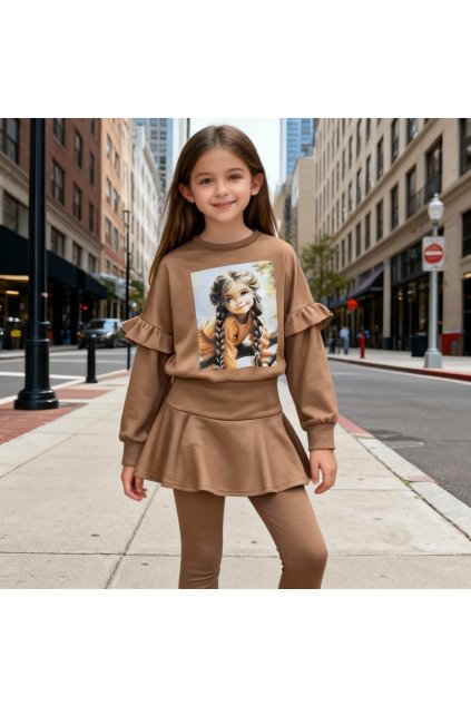 dievcenska suprava zlato hneda