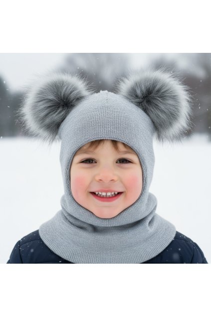 detska kukla svetlo siva