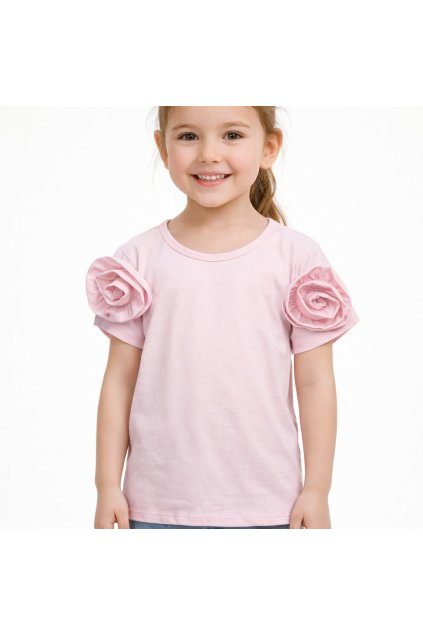 dievcenske tricko s ruzickami