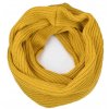 Dámsky šál nekonečný 130 cm horčicová