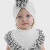 dievcensky turban so satkou bielo isvy
